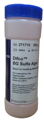 실험장비-소모품-BG sulfa agar,  500g-BG sulfa agar,  500g, difco